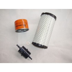 KIT 3 FILTRES ORIGINE LOMBARDINI FOCS ET PROGRESS AVEC FILTRE A AIR CYLINDRIQUE