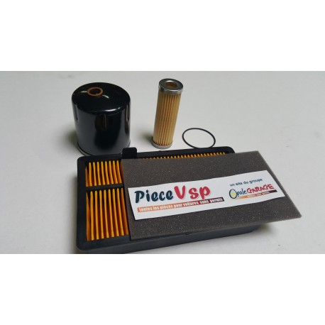 KIT 3 FILTRES ADAPTABLE SUR AIXAM KUBOTA AVEC FILTRE A GO LONG