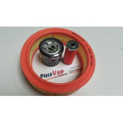 KIT 3 FILTRES ORIGINE MOTEUR YANMAR AVEC FILTRE A AIR TYPE AUTOMOBILE