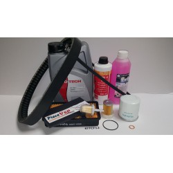 KIT ENTRETIEN ORIGINE AIXAM APRES 2008 COMPLET AVEC COURROIE POUR 2 PLACES