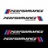 Autocollant pour voiturette  performance limited edition